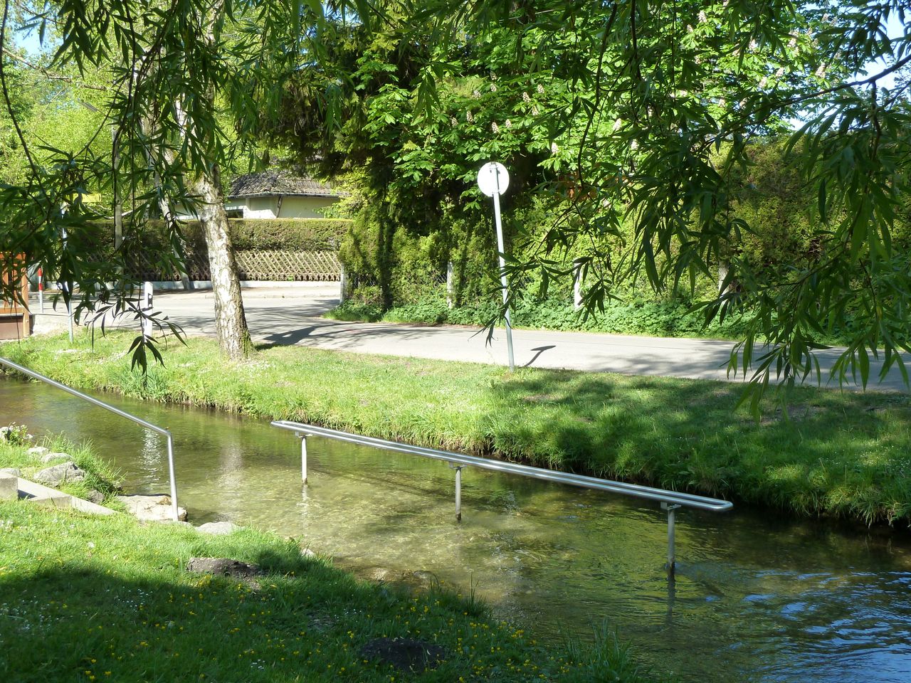 Gesamtbild der Kneippanlage am Räuber-Kneißl-Radweg