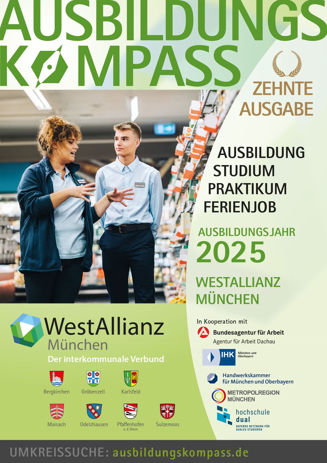 Ausbildungskompass 2024/25 Titelbild Ausbildungskompass 2024/25