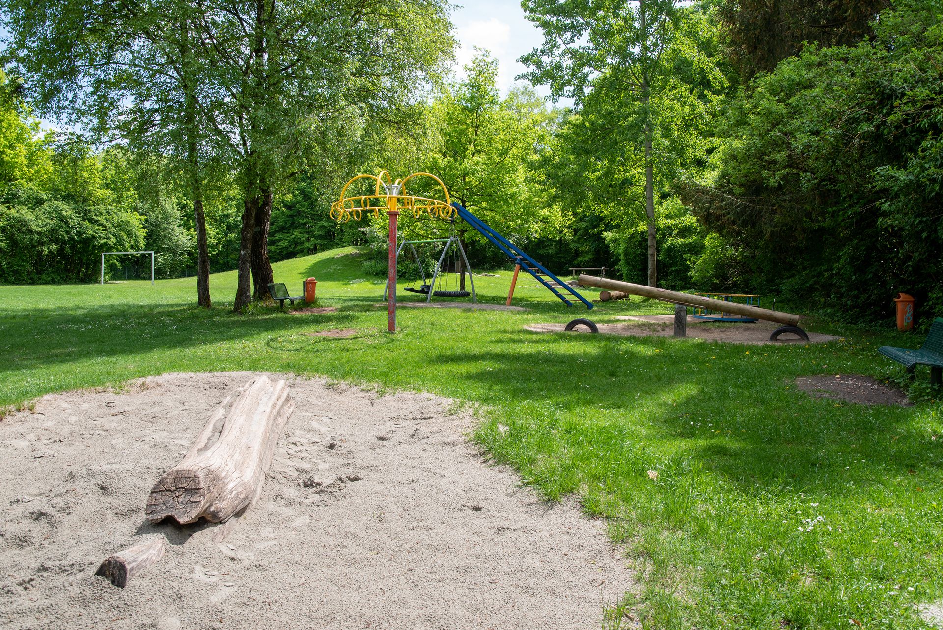 Überblick Spielplatz Friedenstraße