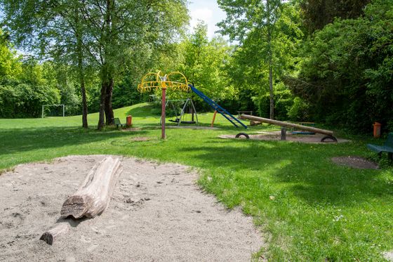 Überblick Spielplatz Friedenstraße