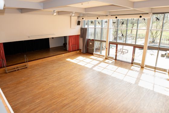 Saal im Freizeitzentrum