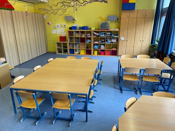 Blick in den Raum der AWO-Mittagsbetreuung an der Bernhard-Rößner-Schule